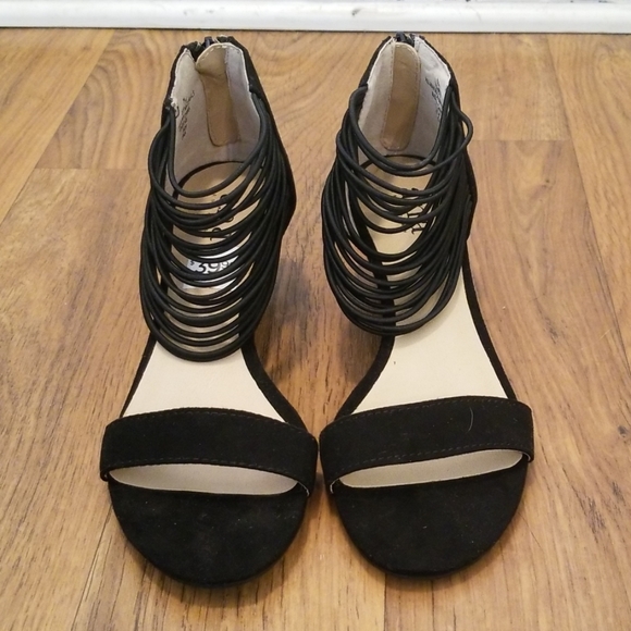 a.n.a Black Wedge Sandals - Picture 2 of 6